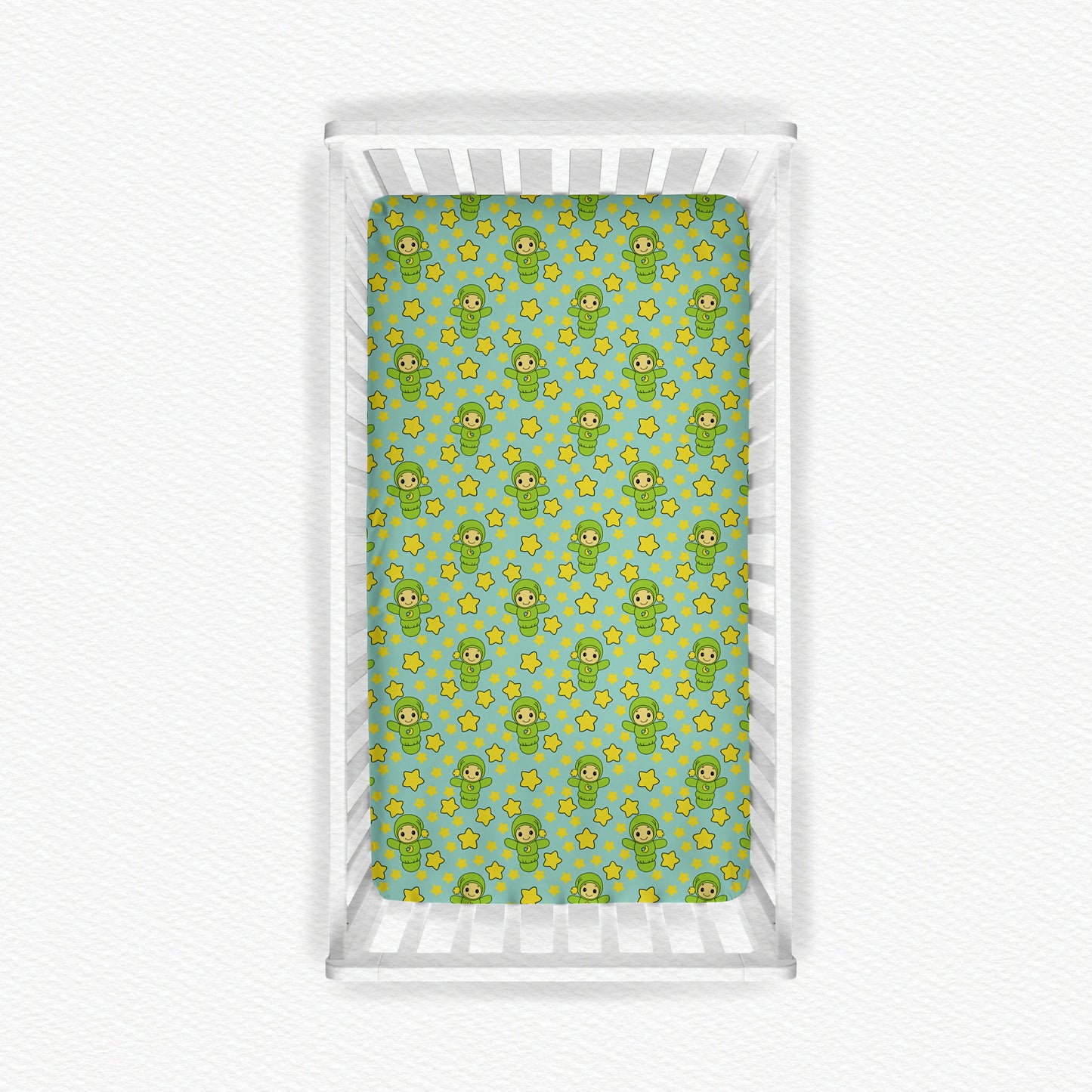 Glo To Sleep Lullabies Bamboo Crib Sheet