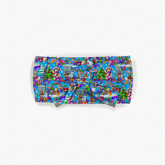 Walt's Winter Wonderland Bamboo Bow Headband