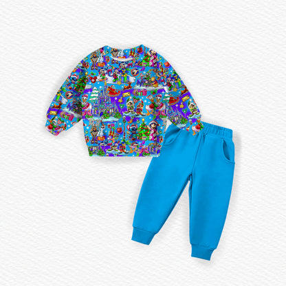 Walt's Winter Wonderland Bamboo Crewneck & Jogger Set