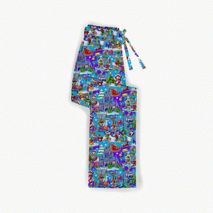 Walt's Winter Wonderland Adult Straight Leg Pants