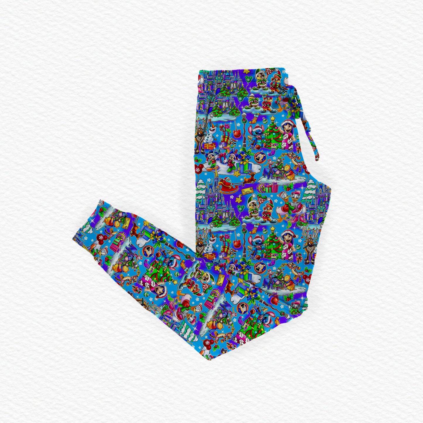 Walt's Winter Wonderland Bamboo Adult Jogger Pants