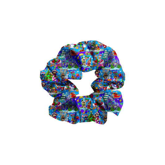 Walt's Winter Wonderland Bamboo Scrunchie