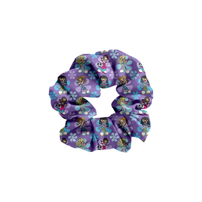 Vintage Drop Bamboo Scrunchies